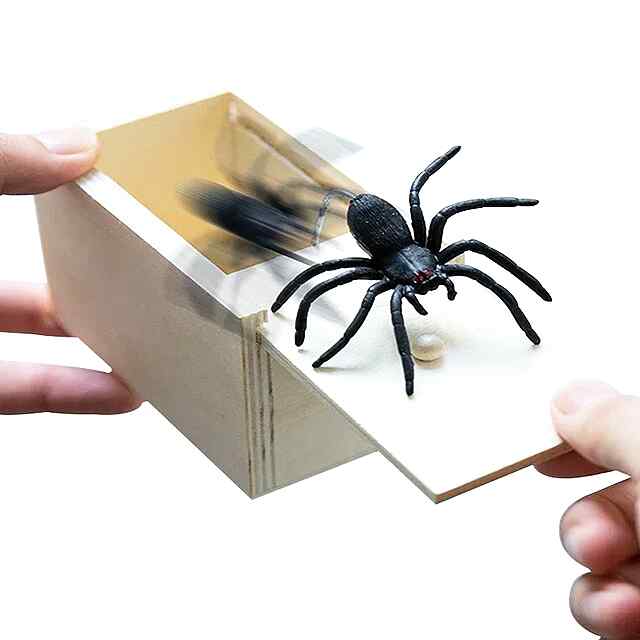 Павук з коробки — трюк-іграшка, розіграш для друзів і колег. Подарунок! ????