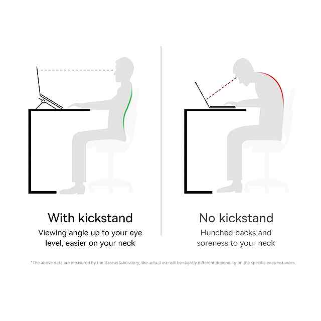Підставка для Ноутбука Складна, Регульована Висота, Охолодження, З Німецького Алюмінію - 1 фото товару