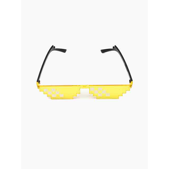 Піксельні окуляри Thug Life - Жовті (8-bit стиль) для вечірок і фотосесій! DEAL WITH IT???? - 1 фото товару