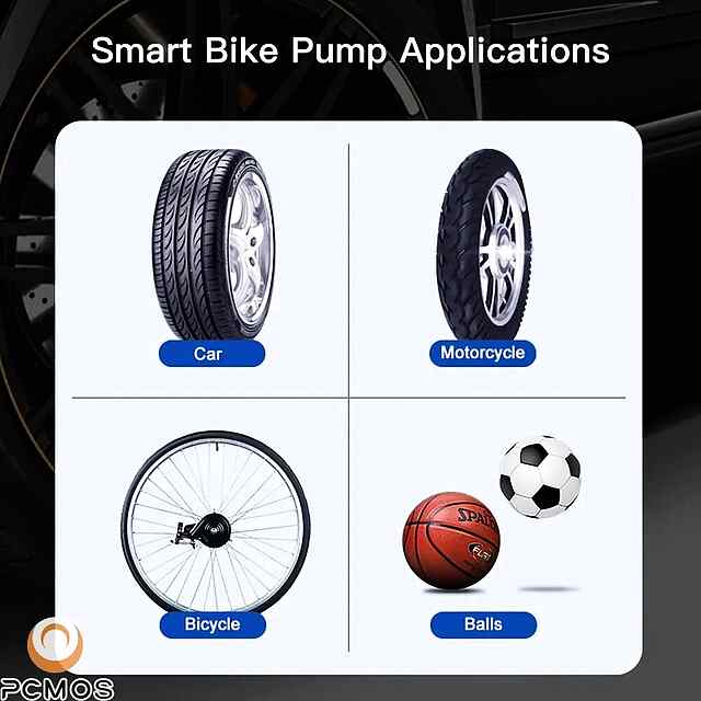 Портативний бездротовий автомобільний компресор з цифровим дисплеєм, 150 PSI - 3 фото товару