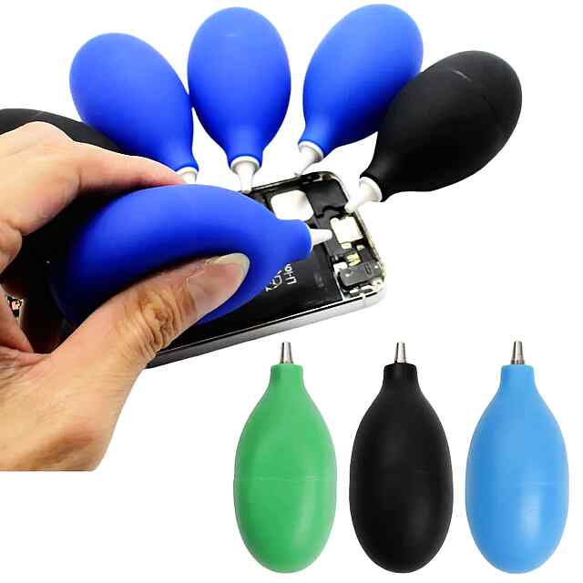 Повітродувка ручна для очищення оптики та електроніки від пилу, компактна - 3 фото товару