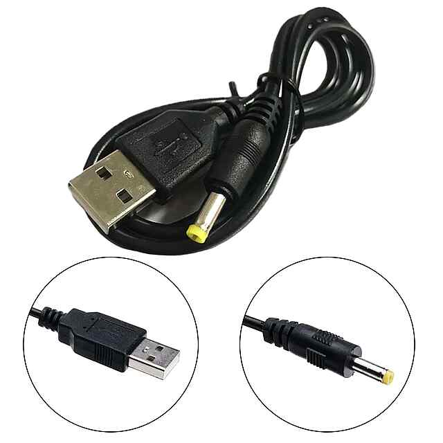 PSP USB зарядка кабель 5В, довжина 0,8 м - PSP1000/2000/3000. - 3 фото товару