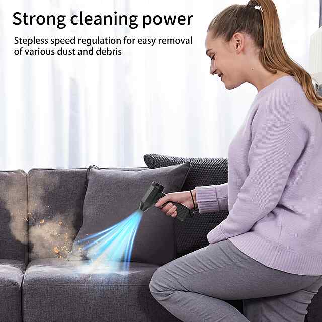 Ручний акумуляторний компресор Air Duster - очищення ПК від пилу (110000RPM) - 3 фото товару