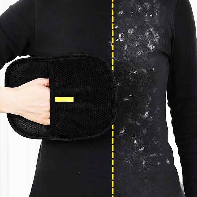 Рукавичка для прибирання шерсті тварин XL (24х18см), двостороння щетина, антистатик. Ідеально для дому та алергіків.