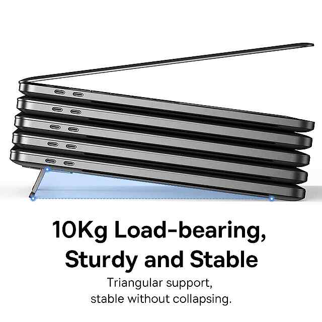 Складана підставка для ноута з регулюванням висоти, охолодження, компактний дизайн. Україна. - 2 фото товару