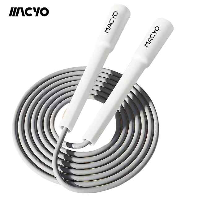 Легка скакалка MACYO 280 см - кардіо-тренування, фітнес, спортзал, удома. Макс. ефективність!