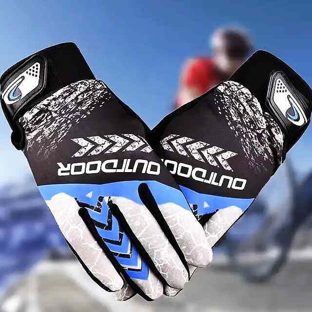 Спортивні рукавички унісекс з гумою для вело, фітнесу та мотоспорту. Сенсорний екран. Вентиляція. Розмір універсальний. - 1 фото товару