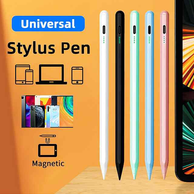 Стілус універсальний для Android, iOS, Windows, Huawei, Xiaomi рожевий - малювання, нотатки, листи - 3 фото товару