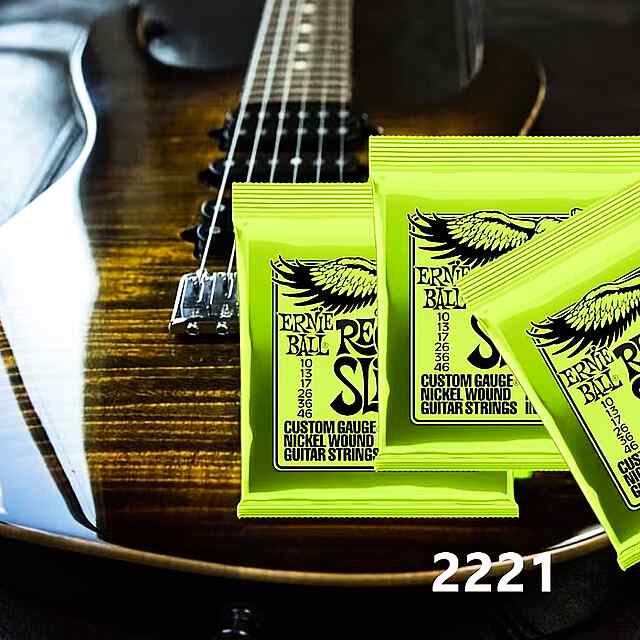 Struny do gitary Ernie Ball Regular Slinky 2221 (10-46) - 2 фото товару