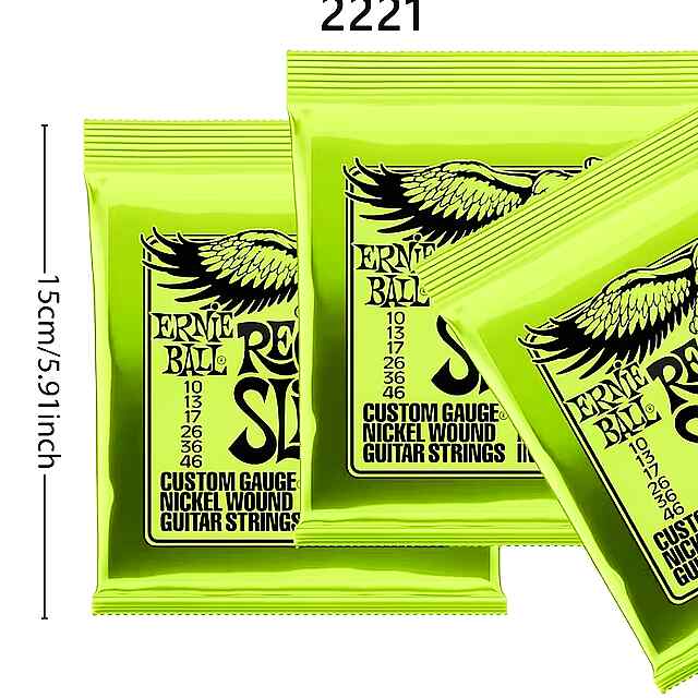 Struny do gitary Ernie Ball Regular Slinky 2221 (10-46) - 3 фото товару