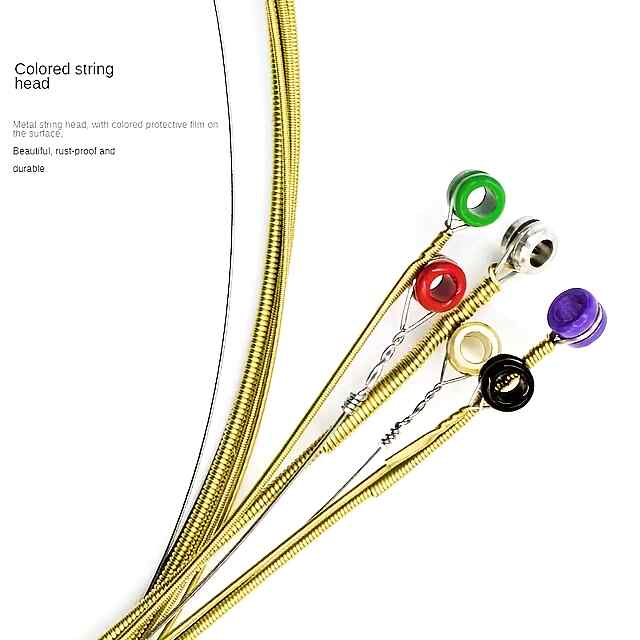 Struny Orphee TX640 для акустичної гітари   медіатор ????✨ Bronze, 6 струн, Medium натяг - 3 фото товару