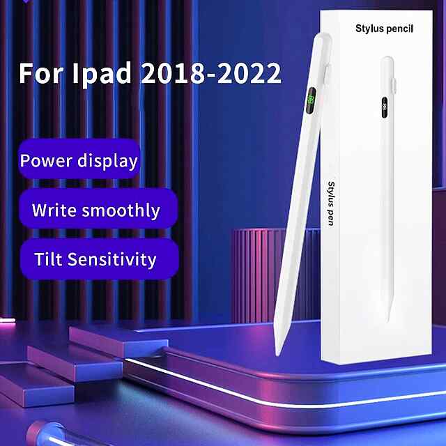 Стилус для iPad: чутливий до нахилу, функція відхилення долоні, дисплей заряду. Сумісний з iPad 9th. Купити в Україні. - 1 фото товару