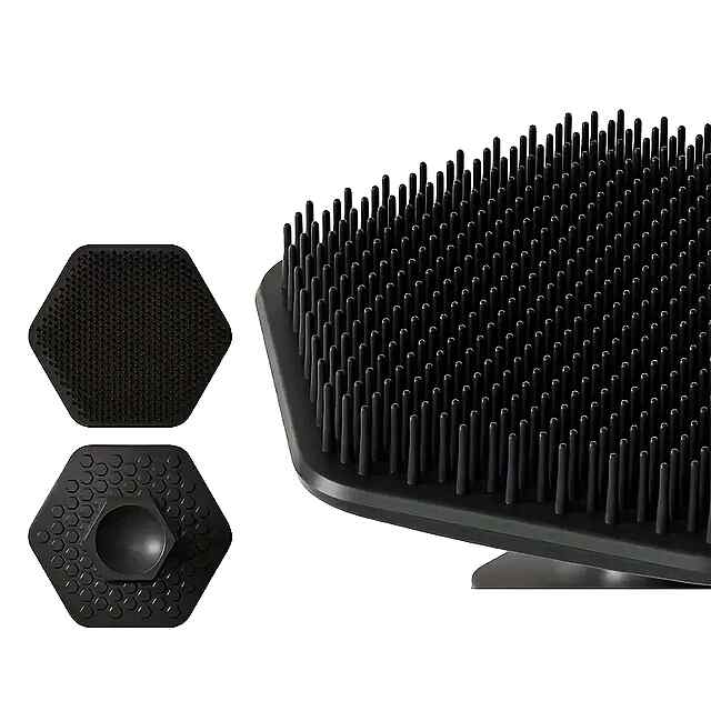 Силіконова щітка для обличчя/бороди: глибоке очищення   догляд - 3 фото товару