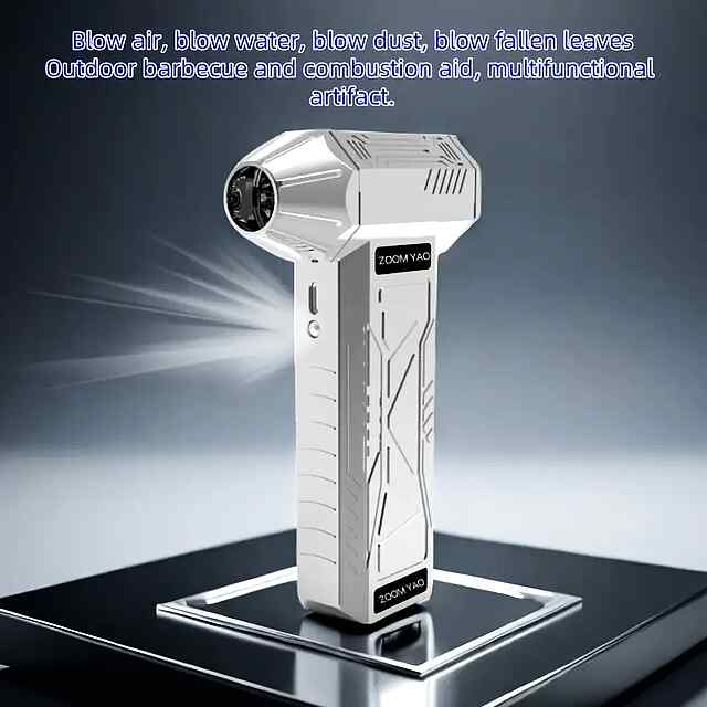 Турбовентилятор Air Duster 100 000 об/хв з дисплеєм LED та USB зарядкою - 1 фото товару