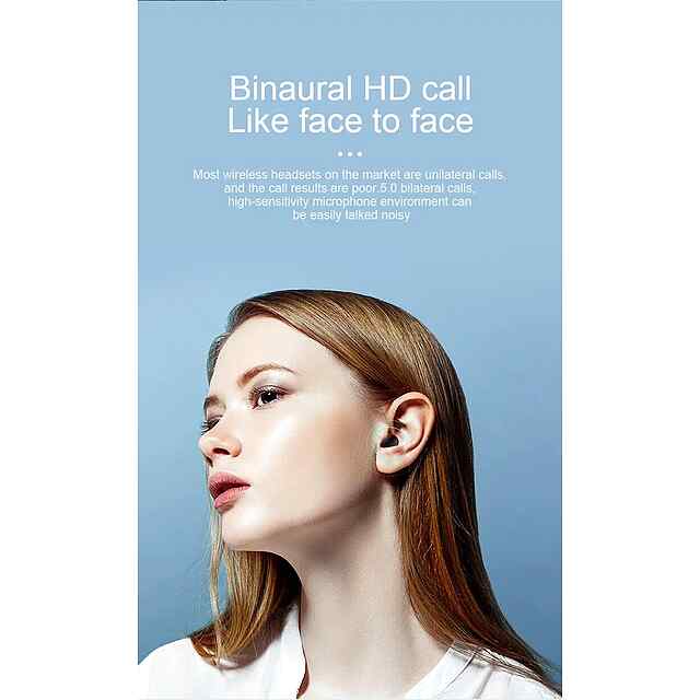 TWS A6s Bluetooth гарнітура для спорту, бігу, Xiaomi, Huawei, iPhone. Стереозвук IPX5. - 1 фото товару