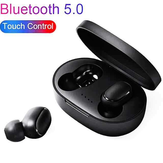 TWS гарнітура A6s Bluetooth чорний/рожевий: свобода від дротів, IPX5 захист. Сумісна з Xiaomi, Huawei та iPhone. Замов зараз!