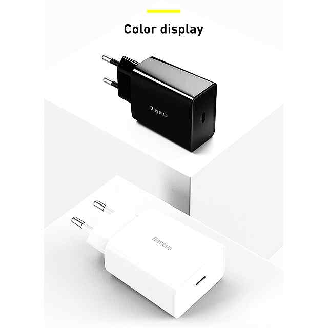 Універсальний PD Type-C ЗП 20W - iPhone 15/14/13, швидка зарядка, вогнестійкий. Компактний для подорожей. Без кабелю. - 3 фото товару