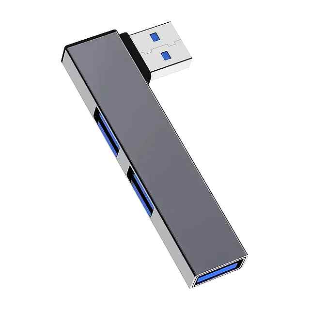 USB 3.0 Хаб на 3 порти, кут 90° - Швидкий та Компактний!