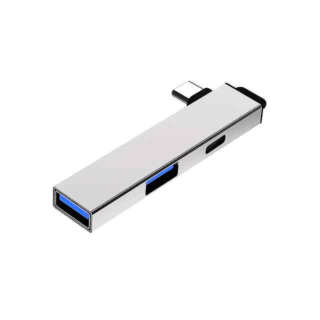 Адаптер USB 3.0/Type C 3 в 1: Розширення можливостей пристроїв для офісу, навчання та подорожей