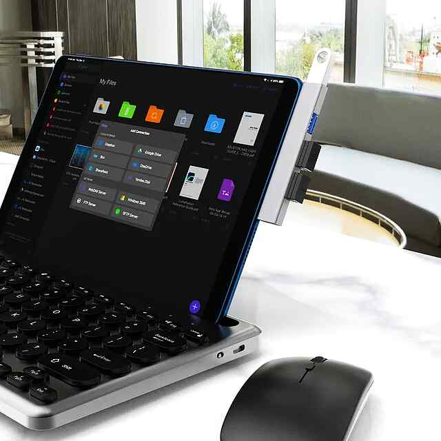 USB C хаб Type-C (3.0) OTG — 4 порта USB спліттер для ПК Xiaomi Lenovo MacBook - 2 фото товару