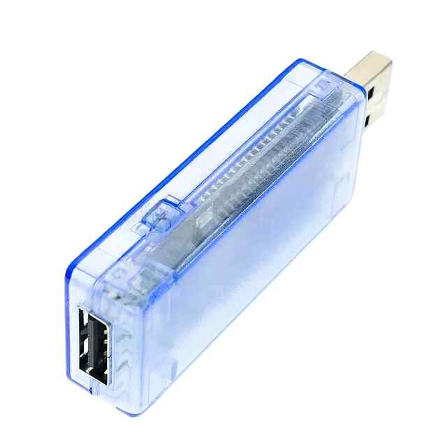 USB тестер струму та напруги з дисплеєм KWS-V20, компактний для перевірки USB зарядних пристроїв. - 2 фото товару
