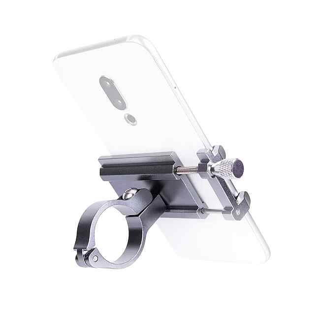 Велосипедне кріплення телефону ZTTO універсальне, на кермо 25.4-31.8мм, Чорний/Червоний/Ср - 3 фото товару