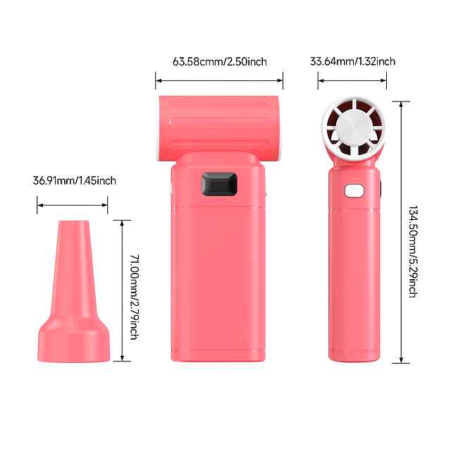 Вентилятор ручний 13000 об/хв з акум. 3000mAh — охолодження та очищення ???? - 1 фото товару