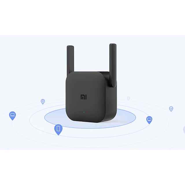 Wi-Fi репітер Xiaomi Mi Pro - підсилювач сигналу до 300Мбіт/с (євровилка)   перехідник - 1 фото товару