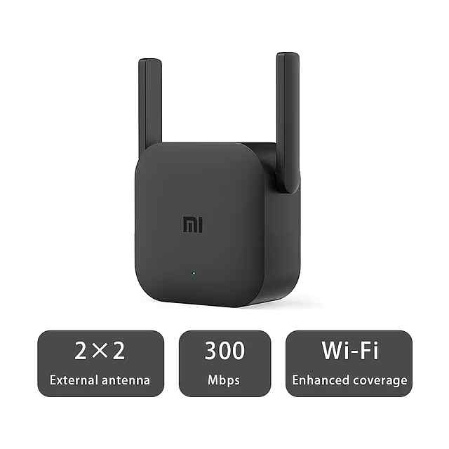 Wi-Fi репітер Xiaomi Mi Pro - підсилювач сигналу до 300Мбіт/с (євровилка)   перехідник - 3 фото товару