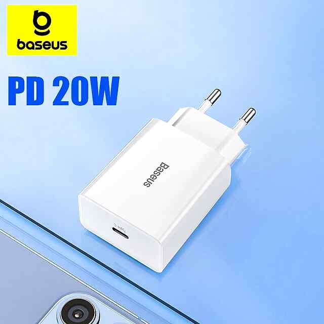 Зарядник Type C, 20Вт, універсал для iPhone 15-12, Power Delivery 3.0