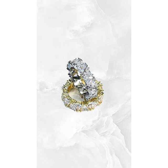 Жіноча каблучка, блискучий подарунок для дівчини, р.7/8, -20% INSTAGRAM - 1 фото товару