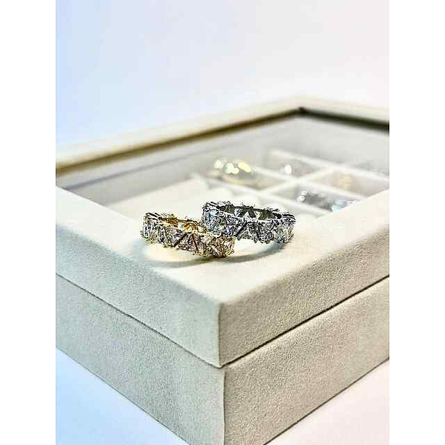 Жіноча каблучка, блискучий подарунок для дівчини, р.7/8, -20% INSTAGRAM - 3 фото товару