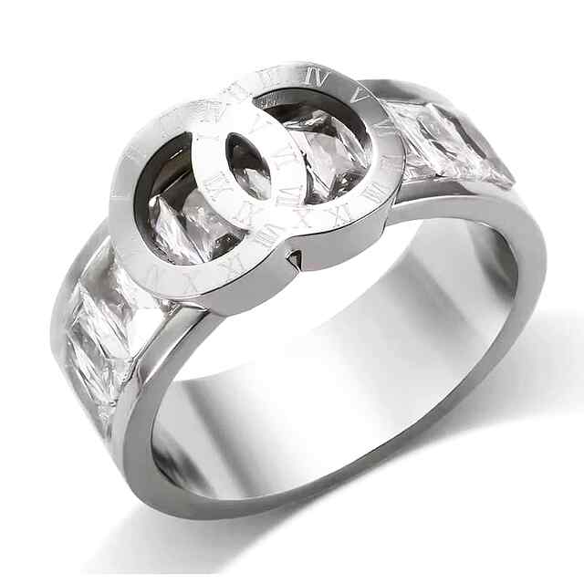 Жіноче кільце з блиском - вишуканий дизайн, розміри 7/8, знижка INSTAGRAM PROM20 - 3 фото товару