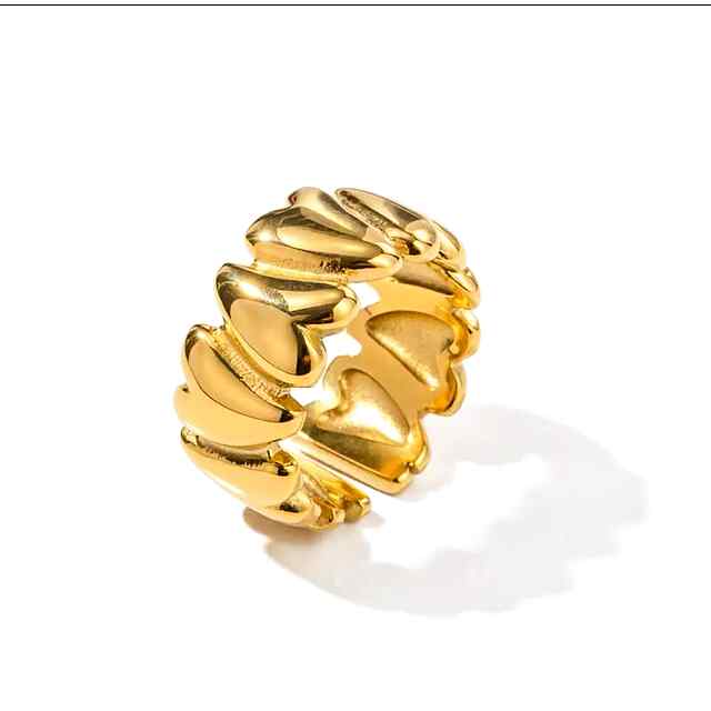 Жіноче кільце-сердечко, регульований розмір, сучасний стиль. Бургнді Bijouterie (знижка 20% в INSTAGRAM)